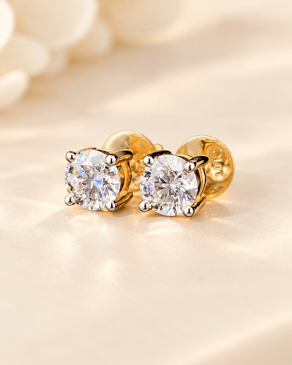 Nitya Solitaire Studs