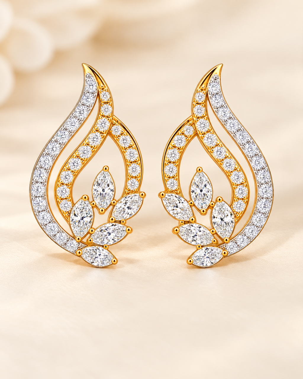 Jyoti Flame Earrings